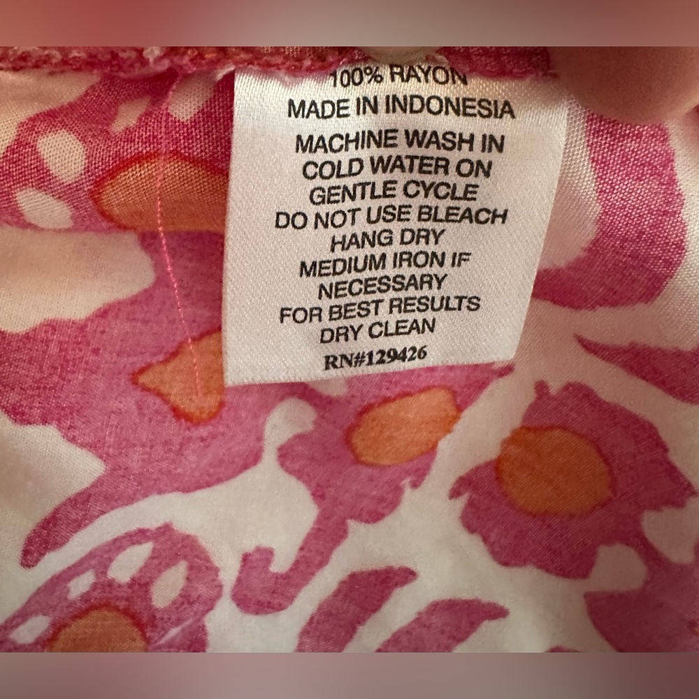 Vibrant Escapada Blouse โ Pink & Orange | Size S - Picture 2 of 11